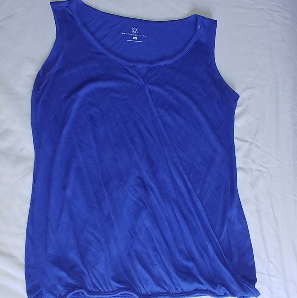 Blue tank top